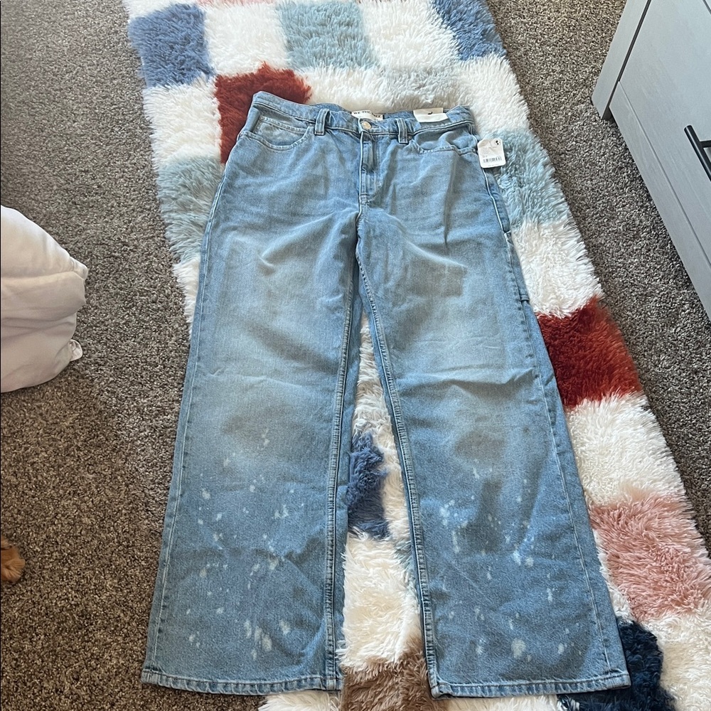 We The Free Light Blue Straight Leg Jeans